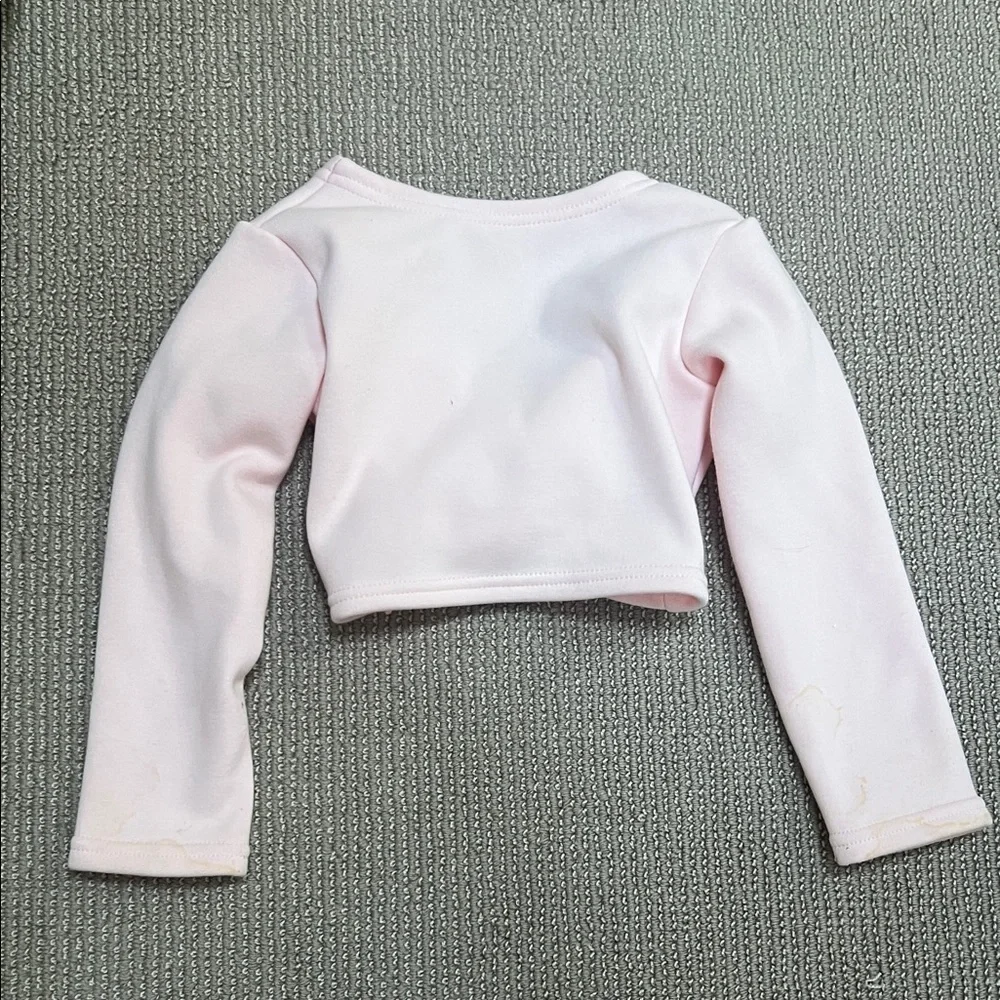 Pink Long Sleeve Wrap Top - Picture 6 of 8
